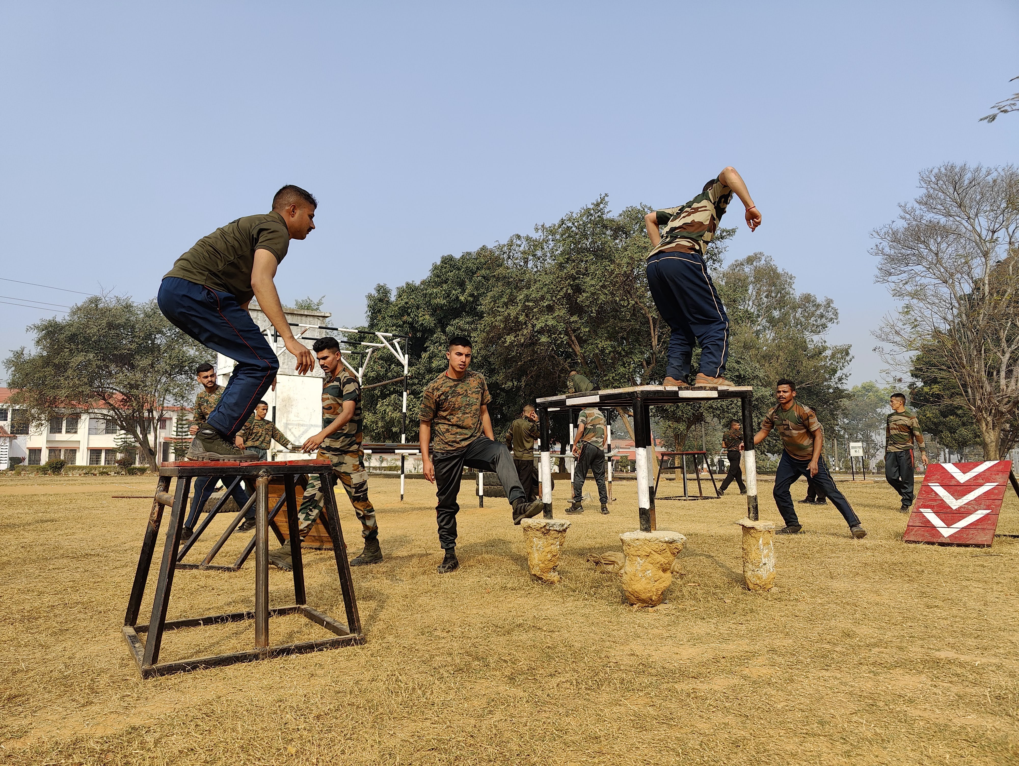 Indian Army movement training session