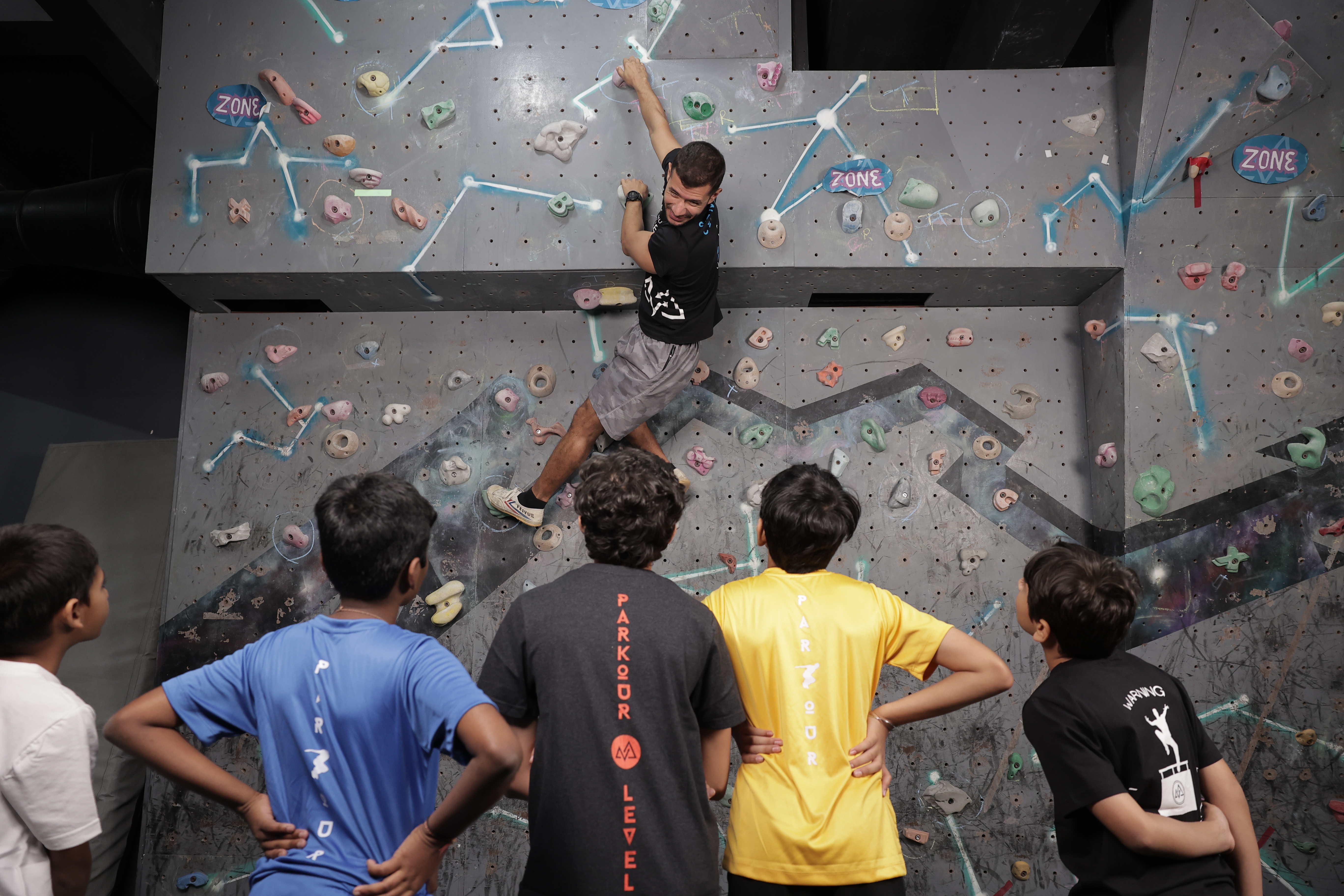 Climbing route practice